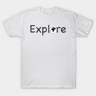 Explore lettering T-Shirt